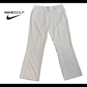NIKE Golf Cream beige pants Sz 14 Fit Dry tennis hiking outdoors NWOT